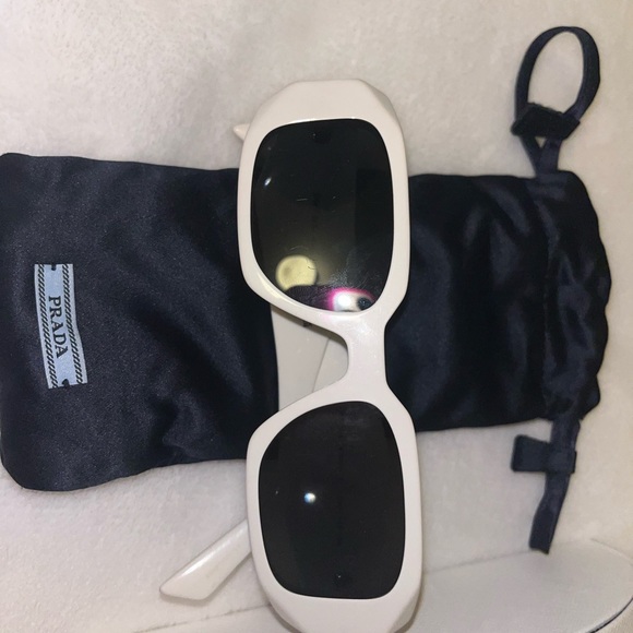 Prada Accessories - Prada symbol sunglasses White